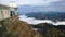 Observatory of the Pic du Midi, view on the massif franco espagnol des pyrÃ©nÃ©es