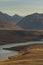 Observatory signature view of mt. John show top view of lake alexandrina and tekapo lake with stunning landscape ground