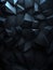 Obsidian Stone Creative Abstract Geometric Texture.