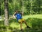 The obstacle course at a tourism Convention in the Kaluga region of Russia.