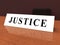 Obstruction Of Justice In Politics Nameplate Meaning Hindering Political Cases Or Congress 3d Illustration