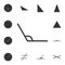 obtuse angle icon. Detailed set of geometric figure. Premium graphic design. One of the collection icons for websites, web design,