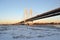 Obukhovsky bridge across Neva river