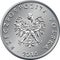 Obverse Polish Money one zloty coin