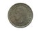 Obverse of Spain coin 50 pesetas 1975 with profile of king Juan Carlos I. Type KM# 809.