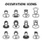 Occupation icons