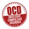 OCD  Obsessive Compulsive Disorder  grunge rubber stamp