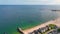 Ocean Beach aerial view, New London, CT, USA