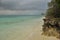 Ocean and beach in Ouvea Island, New Caledonia