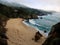 Ocean Beach after storm near Carmel California