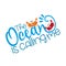 The Ocean is calling me- text with ciute crabs.