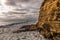 Ocean, Cliff and Rocks at Sunset Cliffs in San Diego