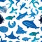 ocean draw random background, underwater, abstract element pattern design