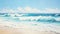 Ocean Dreams Beach Serene Seascapes beach with water waves