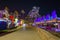 Ocean Drive pedestrian bike path at night