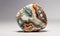 Ocean Jasper Crystal Capturing High-Quality Elegance in Close-Up Realism
