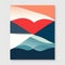 Ocean Love Poster: Abstract Minimalistic Composition By Joel Huey