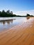 Ocean outflow on island Vancouver in Canada