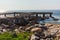 Ocean Pier Fishing Rocky Coastline