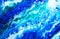 Ocean, resin art paint, artistic blue artwork background. Contemporary art