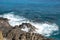 Ocean and Rocks near Diamondhead, Honolulu, O`hau, Hawaii