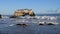 Ocean, rocks, and waves - Natural Bridge, Santa Cruz