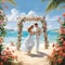 By Ocean& x27;s Edge: A Captivating Beach Wedding Affair