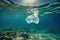 Ocean\\\'s Plight: Plastic Harming Marine Life and Amplifying Environmental Impact. Generative AI