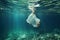 Ocean\\\'s Plight: Plastic Harming Marine Life and Amplifying Environmental Impact. Generative AI