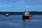 Ocean`s Tankers in Vancouver Harbor