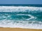 Ocean and sand at Montara State Beach