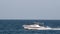 Ocean scene people boating and entertaining water travel through ships boats ocean motors and vehicles drafting on sea water