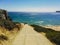 Ocean seen from the top of a cliff in Sagres, Portugal