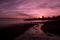 Ocean Sunset, Beach and Piers