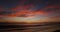 Ocean at Sunset, Camargue in the South East of France, Time Lapse