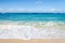 Ocean and tropical sandy beach background