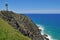 Ocean view with the Cape Byron lighthouse