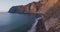 Ocean view of Los Gigantes beach at sunset, Tenerife, Canary islands, Spain