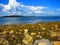 Ocean view from a rocky shore