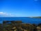 Ocean view from a rocky shore