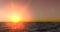 Ocean wave in evening. sunset over the sea with sun reflection. sun rise with ocean wave over 4k resolution.