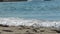 Ocean waves breaking on the beach near Brookings Oregon