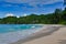 Ocean waves and granite rocks - Anse Intendance, Mahe Island, Seychelles.