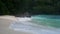 Ocean waves and granite rocks - Anse Intendance, Mahe Island, Seychelles.