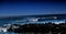 Ocean Waves off Big Island in Moonlight