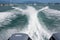 Ocean waves from a speed â€‹â€‹boat
