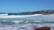 Ocean waves surging toward the shore at Tamarama Beach in Australia