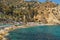 The Oceanfront Promenade on Avalon Bay, Catalina Island, California