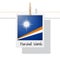 Oceania zone flag collection with photo of Marshall Islands flag