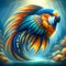 Oceanic Avian Fusion, Surreal Underwater Fantasy, AI